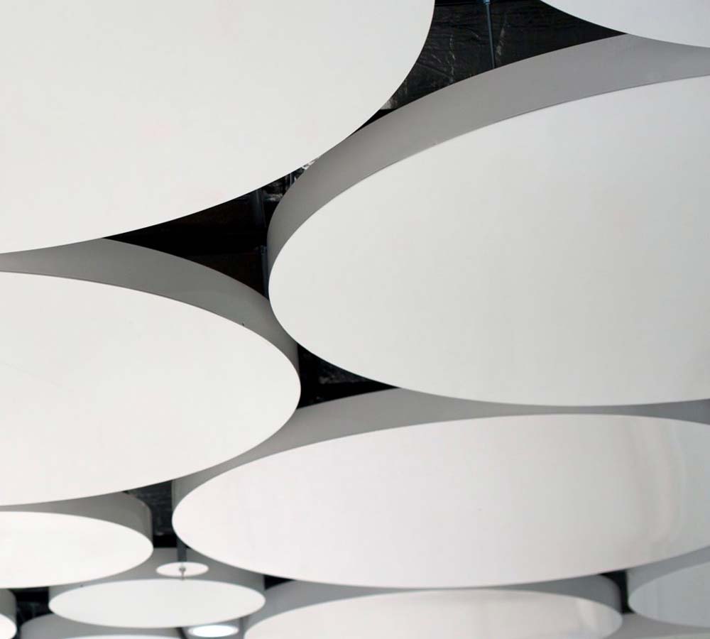 Acoustical Circles on Ceiling