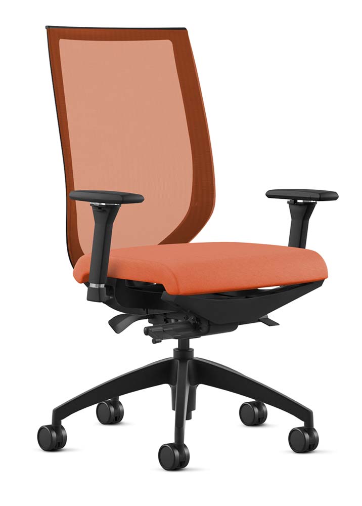 Aria Tangerine Office Chair