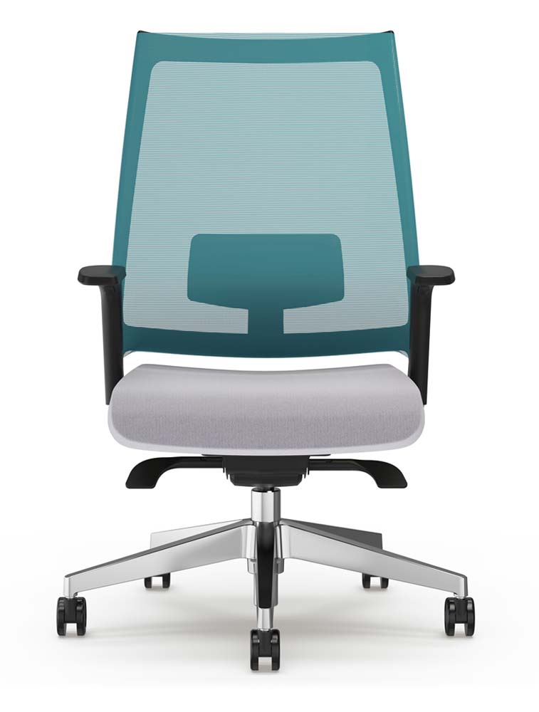 Luna Office Chair with Polished Base
